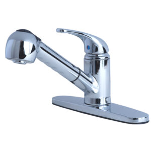 Designer Single Handle Pull-Out Kitchen Faucet