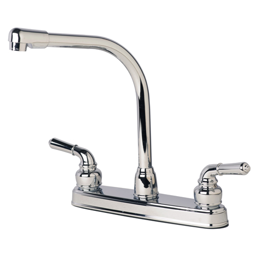 RV Non-Metallic Two Handle High Rise Kitchen Faucet