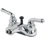 RV Centerset Lavatory Faucet with Shower Hose Diverter