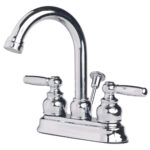 Solano Two Handle Centerset Lavatory Faucet with Pop-Up Drain