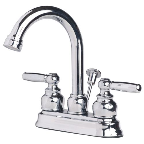 Solano Two Handle Centerset Lavatory Faucet with Pop-Up Drain