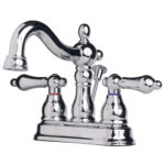 Verona Two Handle Centerset Lavatory Faucet with Pop-Up Drain