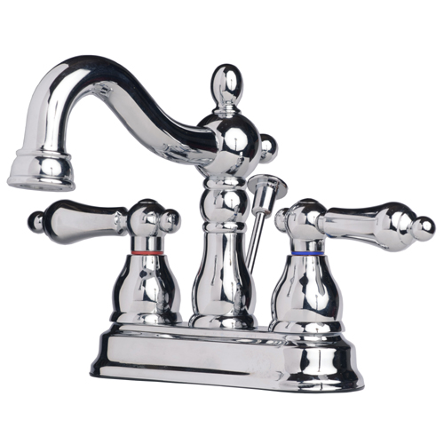Verona Two Handle Centerset Lavatory Faucet with Pop-Up Drain