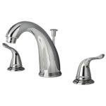 Concord Two Handle Widespread Lavatory Faucet with Pop-Up Drain