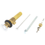 Bathroom Sink All Metal Pop-Up Drain Assembly with Overflow