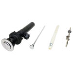 Bathroom Sink Plastic Pop-Up Drain Assembly with Overflow