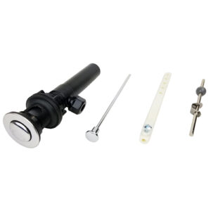 Bathroom Sink Plastic Pop-Up Drain Assembly with Overflow