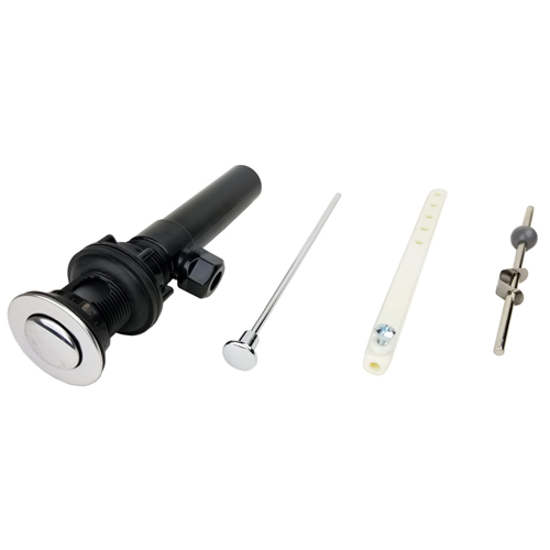 Bathroom Sink Plastic Pop-Up Drain Assembly with Overflow