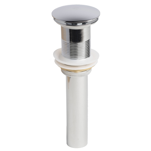 Bathroom Sink 1 5/8" All Metal Push Pop-Up Drain Assembly without Overflow