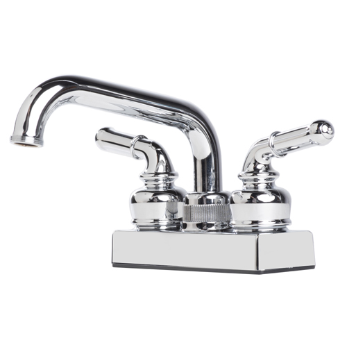 RV Non-Metallic Two Handle Swivel Laundry Utility Faucet