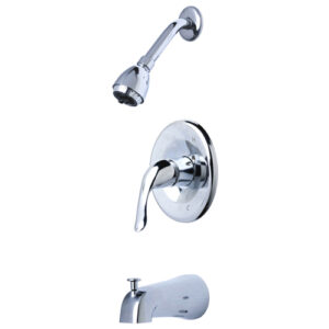 Single Handle Tub and Shower Faucet with Pressure Balance Valve