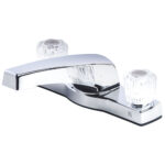 Mobile Home Two Handle Deck Mount Garden Tub Filler