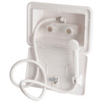 RV Exterior Shower Box Kit with Shower Valve and Matching Handheld Shower Set