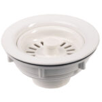 RV Non-Metallic Kitchen Sink Strainer with Removable Basket
