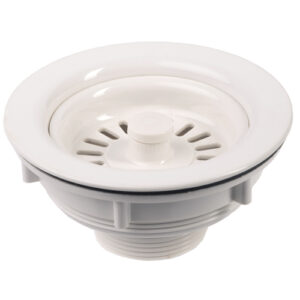 RV Non-Metallic Kitchen Sink Strainer with Removable Basket